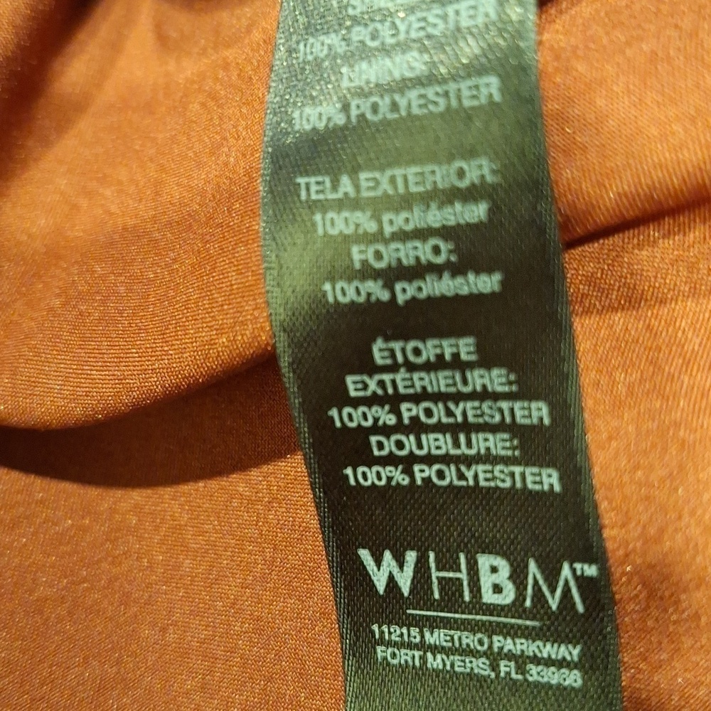x White House Black Market Floral Burgundy Women's Top Size XL. EUC - Picture 5 of 5